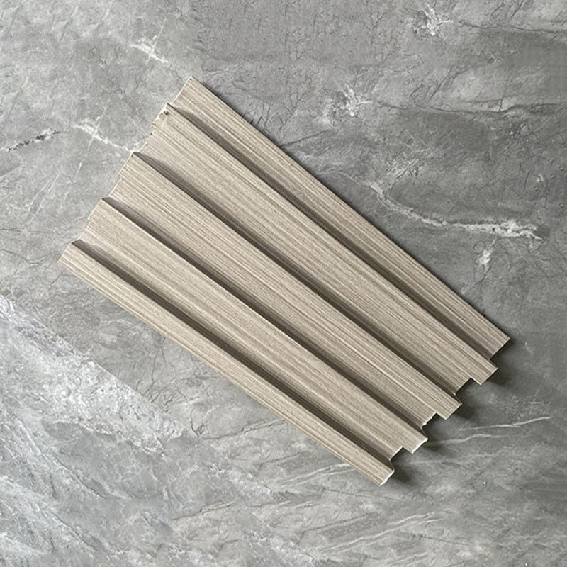 壁の装飾WPCのSlattedクラッディングの浮彫りになる屋外の壁パネル3D